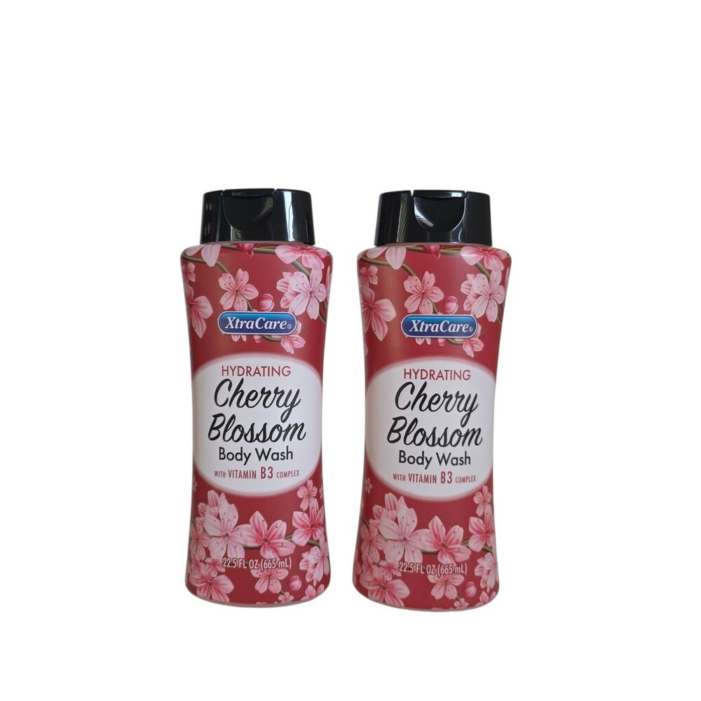 XtraCare Hydrating Cherry Blossom Body Wash w/ Vit B3 Complex 22.5 fl.oz ~2pk